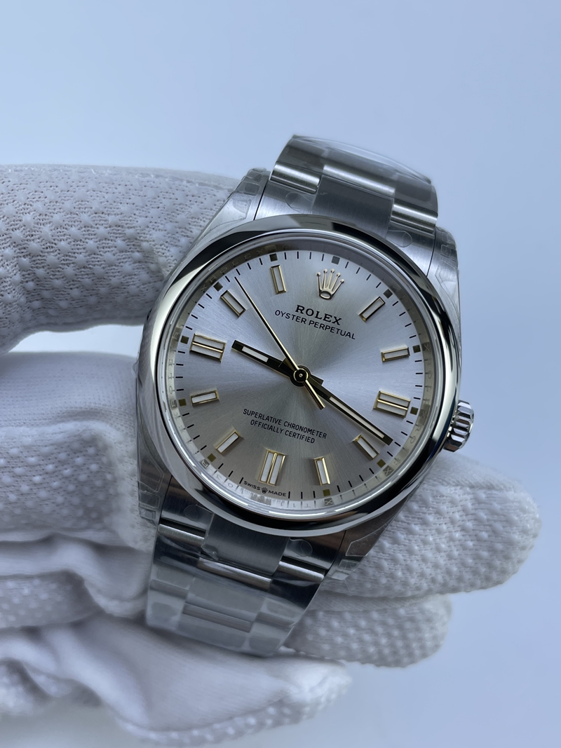 (준비완료/특급배송)NO.3328/vs공장 롤렉스 오이스터 퍼페츄얼 36미리 실버다이얼 스틸브레이슬릿