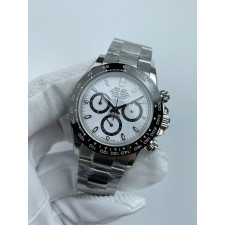 (준비완료/특급배송)NO.3540/초특급 갓성비 데이토나 스틸 세라믹베젤 화이트